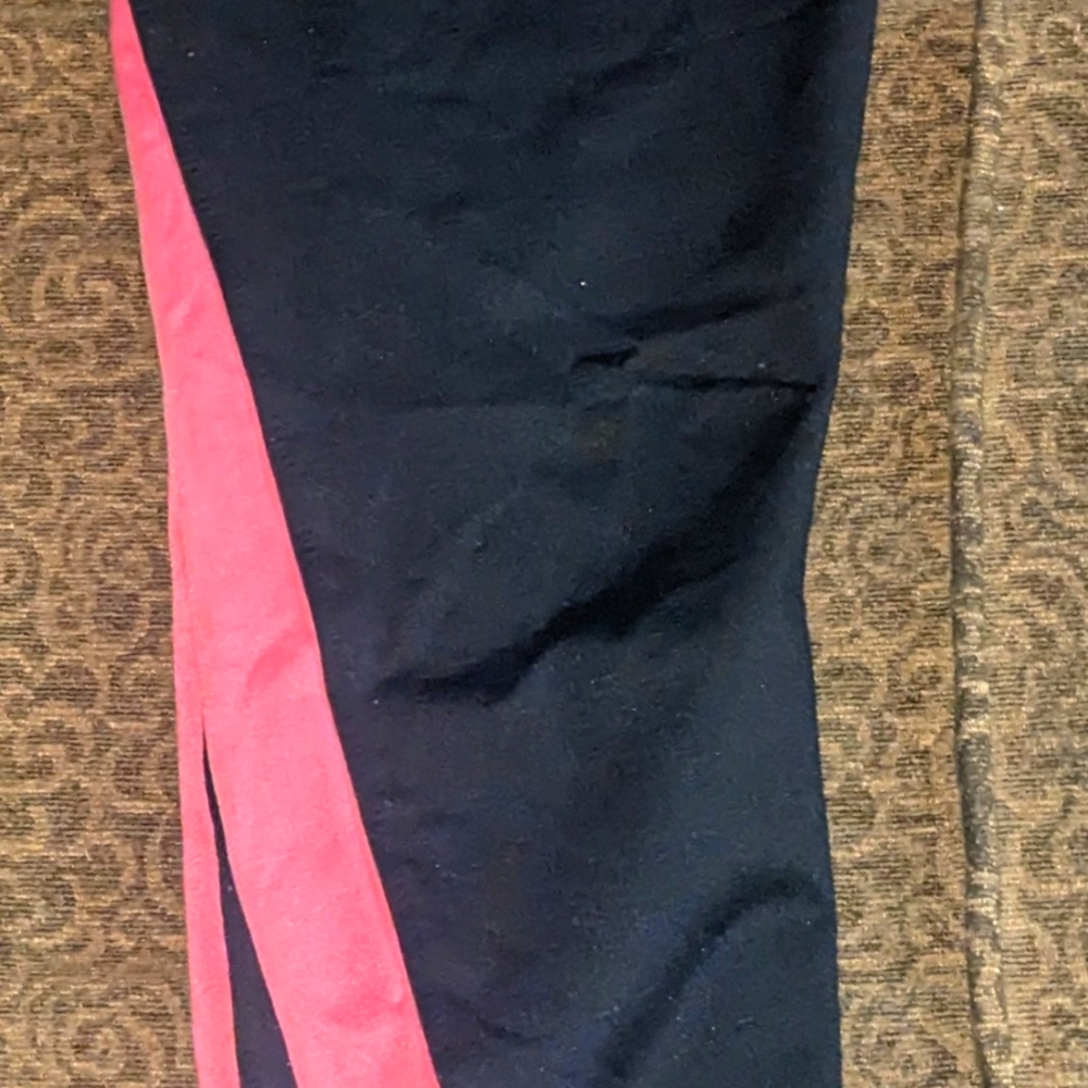 Leggings hot pink stripe